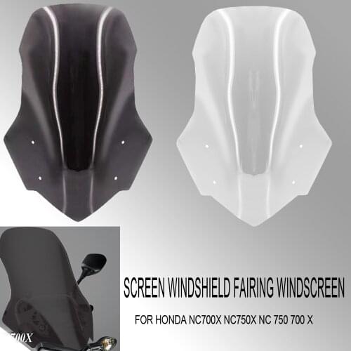 For Honda NC700X NC750X NC 750 700 X 2011 - 2015 Motorcycle Accessories Screen Windshield Fairing Windscreen