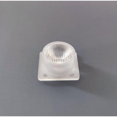 HTOK-26 Waterproof Led Lens, Suitable for: Cree , OSRAM , Degree: 6X45 , Size: 26X24X13.1mm, Stripe surface, PMMA materials