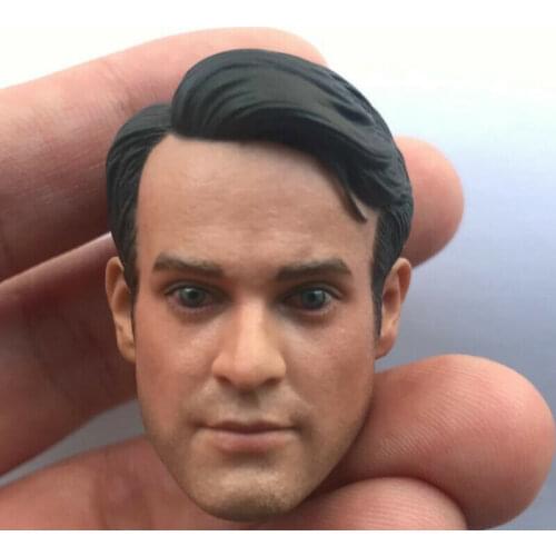Custom 1/6 Daredevil Lawyer Matt Murdock Head Sculpt Male Soldier Head for 12in Ph Body