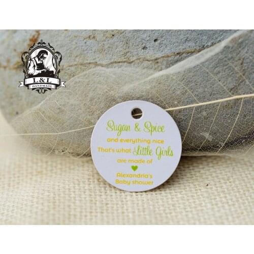 200 pcs 3.5cm round kraft/white paper label Label customization product label personalized tag candy favor tags jam favor tags