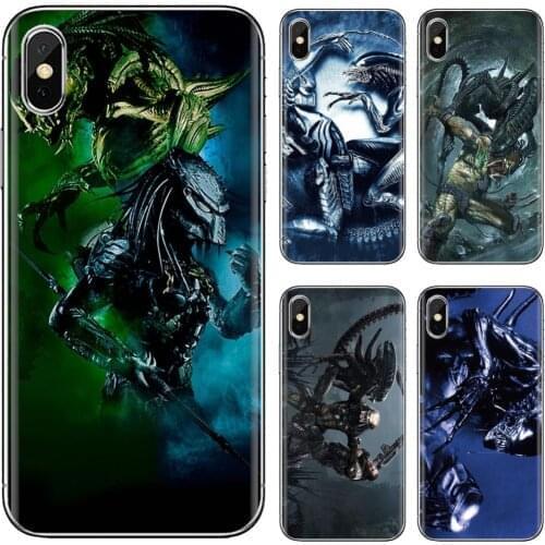 For Xiaomi mi Redmi Note 3 4 4X 5 6 7 8 8t 9 9s 9t 10 pro lite Soft Skin Case Hunter-logo-C-alien-vs-predator