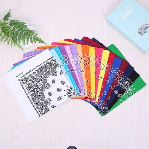 Latest China New Model Multiple Color Cute Square Cheap Wholesale Tie Dye Bandanas