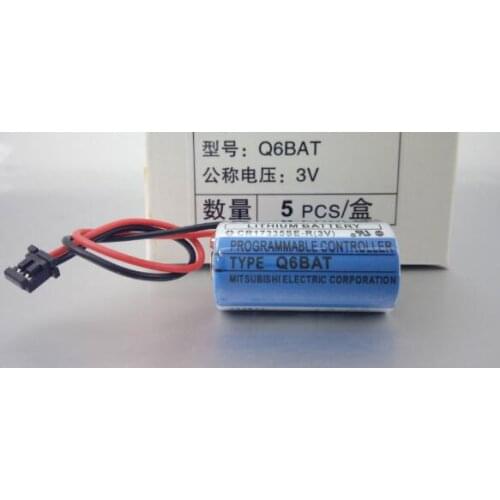 20pcs Original Q6BAT CR17335SE-R CR17335 CNC 3V 1700mAh Li-ion PLC Industrial Battery Pack w/ Plug
