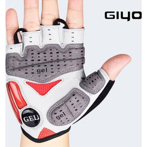 GIYO Summer Cycling Mountain Bike GEL Half Finger Glove S-10 Breathable Shock Absorbing Gloves Antiskid Wear Resistant