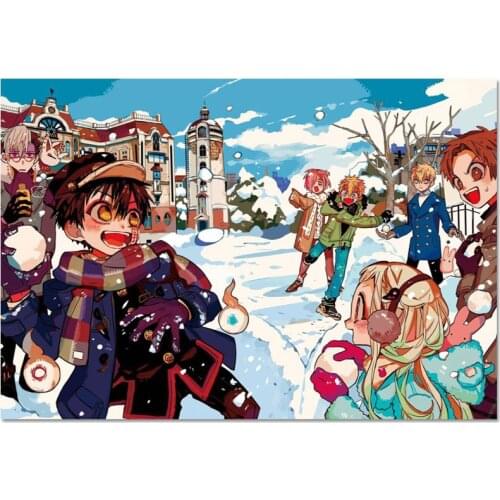 Poster Custom Hanako Kun Canvas Poster Art Home Decoration Cloth Fabric Wall Poster Print Silk Fabric 30X45cm40X60cm