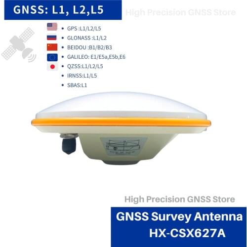 RTK Base rover High-precision RTK GNSS antenna ZED-F9P GPS Antenna high gain CORS Antenna TNC 3-12V GNSS L1 L2 L5