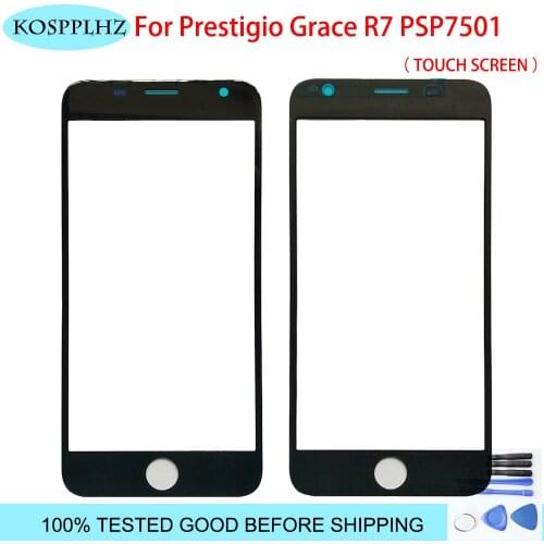 For Prestigio Grace R7 PSP7501DUO psp7501 duo Touch Panel Front Glass Lens Sensor Digitizer Touch Panel Touch Screen + tools