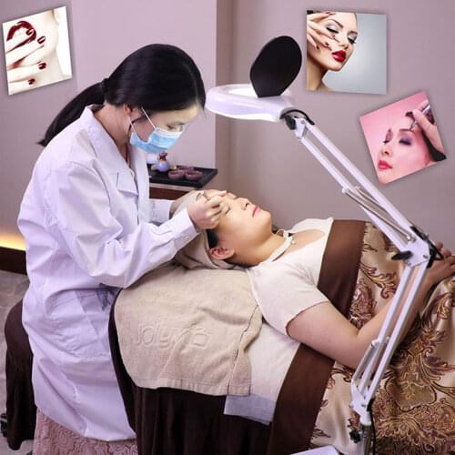 Top Luminous LED Beauty Salon Cold light Lamp Foldable Tattoo Lamp Nail Lamp Eyelash Lamp Bracket Nail Lamp Magnifying Glass