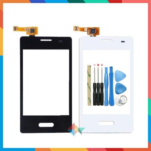 High Quality 3.2" For LG Optimus L3 II E430 E425 Touch Screen Digitizer Front Glass Lens Sensor Panel
