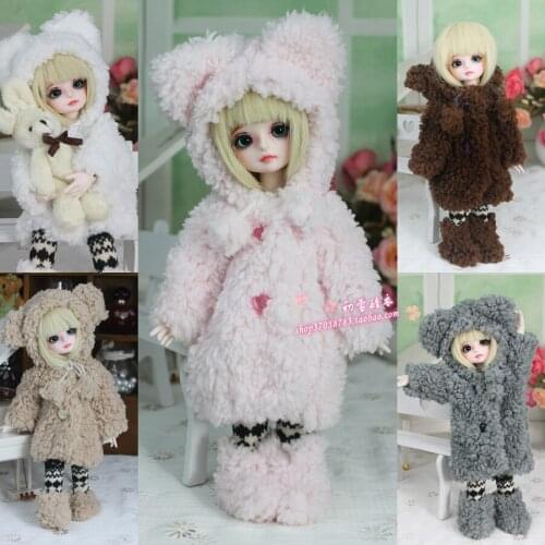 1/8 1/6 1/4 1/3 BJD clothing Accessories doll Cute pajamas coat+shoes+Socks for BJD/SD blyth,not include doll,wig and other 2543