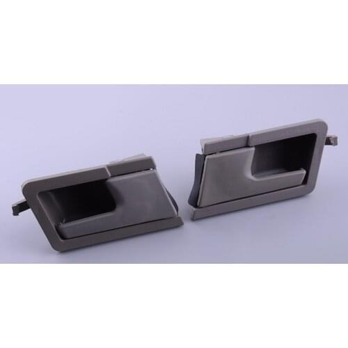1 Pair Car Gray Inner Door Handle Release Lever 074837020 074837019 Fit for Volkswagen Transporter T4 1990-2000 2001 2002 2003