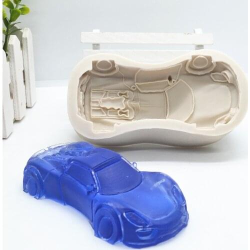 3D Supercar Silicone Resin Molds DIY Cake Mousse Chocolate Pastry Fondant Soap Molds Kitchen Baking Decoration Tools M1992