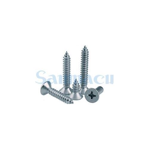 50Pcs ST3.5 Phillips Flat Head Screws Countersunk Self Drilling Tapping Screw