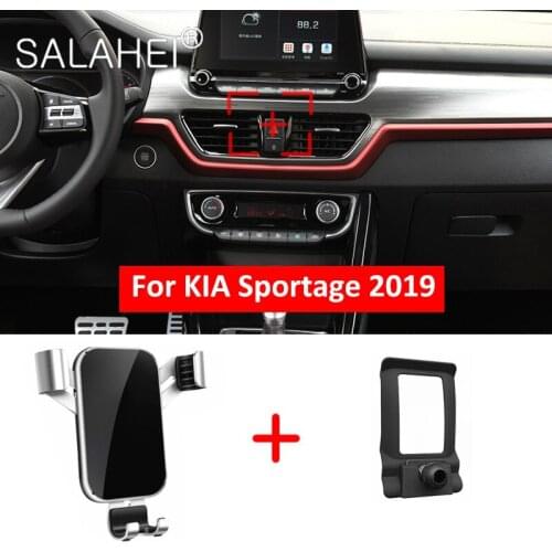 Car Phone Holder For Kia Sportage 2019 Air Vent Interior Dashboard Holder Cell Stand Car Accessories Car Mobile Phone Holder