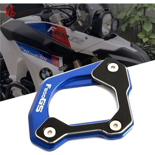 Motorcycles Side Stand Enlarger Plate Kickstand Enlarge Extension For BMW F800GS F800 GS 2008 2009 2010 2011 2012 2013 2014 2015