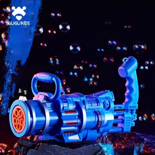 Childrens large Gatling bubble gun multi hole bubble portable bubble machine