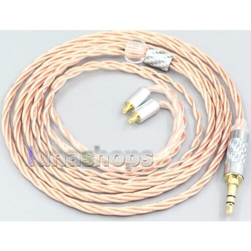 LN007164 Silver Plated OCC Shielding Coaxial Earphone Cable For Audio Technica ATH-CKR100 CKR90 CKS1100 CKR100IS CKS1100I