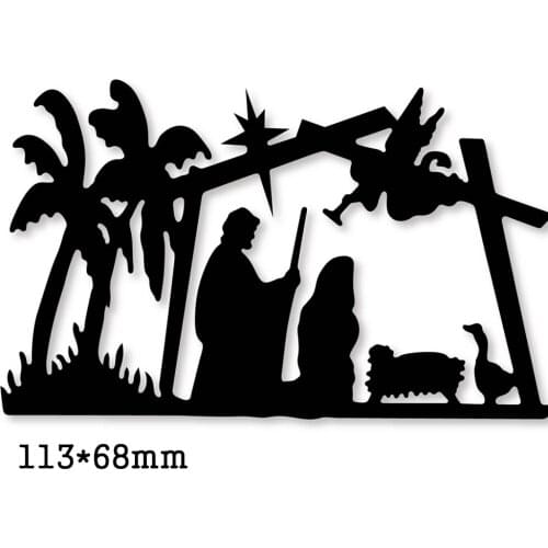 Metal cutting die fairy holy Jesus Born craft die template for diy Scrapbooking emboss paper card making die mould stencil