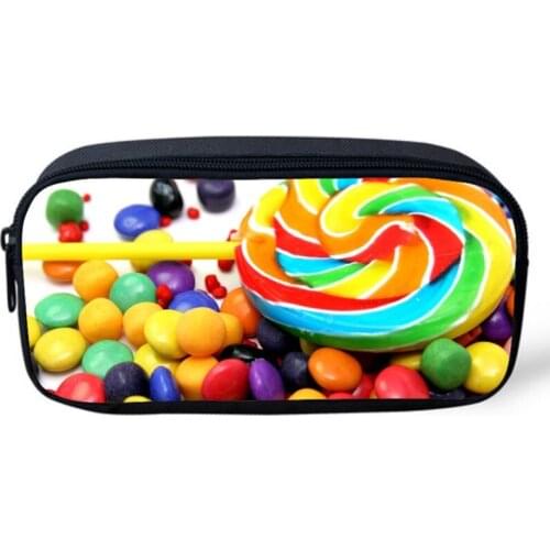 Cute 3D fruit salad Cosmetic Bags Small Portable Make Up Bag for Women Zipper Pencil Case Fashion Brand Grisl Children Pen Box