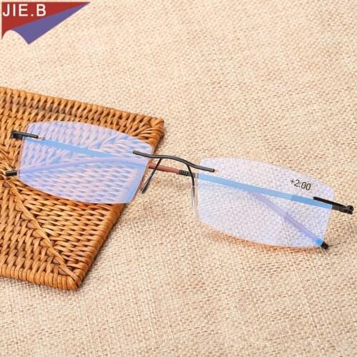 New Anti-Light Blue reading glasses men and women clear eyeglass glasses computer glasses presbyopia + 1.0 To +3.0