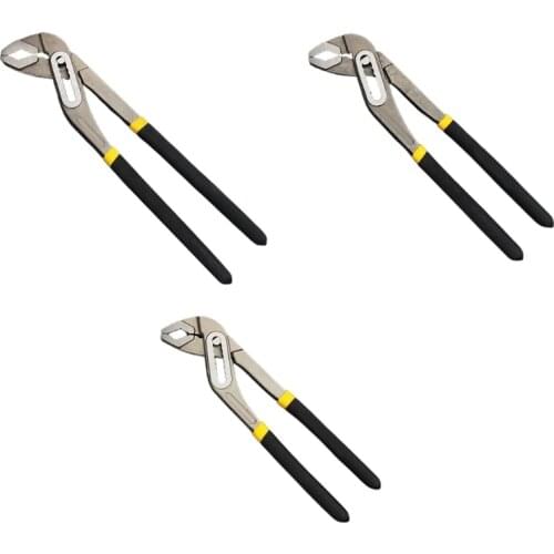 Water Pump Pliers Wide Jaw Capacity Quick Change Adjustable 8" /10"/ 12"