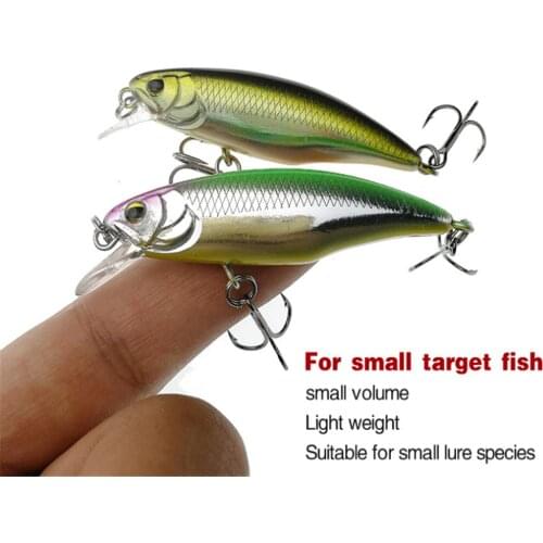1Pcs 52mm 4.5g Mini Minnow Fishing Lure Sinking Wobblers Fishing Tackle Artificial Hard Plastic Bait Japan Crankbait Pesca