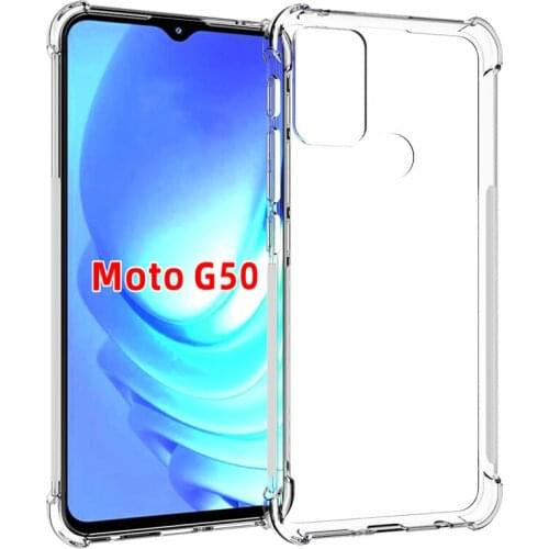 Crystal transparent Anti-Scratch Shockproof Durable Flexible soft Case Cover For Motorola Moto G50 Cases