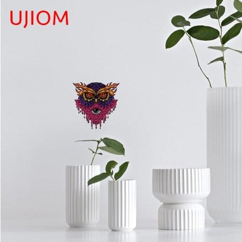 UJIOM Personalise Owl Anime Waterproof Wall Stickers Home Decoration Bedroom Living Room Decorations Mural Art Decor Poster