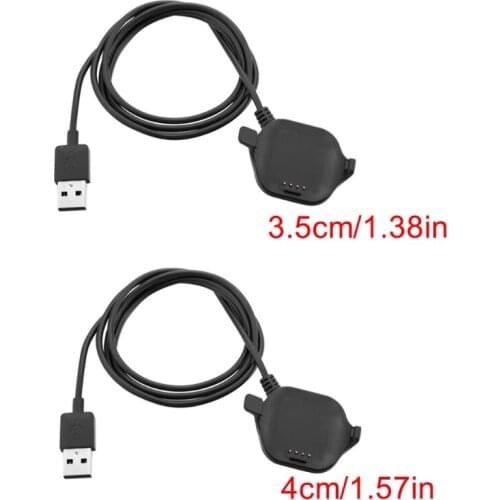 USB Charger Dock Station Cradle Cable for Garmin Forerunner 25 Watch Size L/S