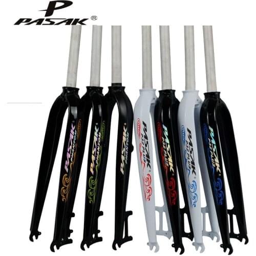 PASAK Bicycle Hard Fork Oil Cast Shaped Pure Disc Brake Mountain Bike Bicycle Fork Aluminum Alloy 26/27.5/29inch 700C