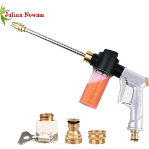 High Pressure Water Gun Garden Hose Sprayer Washing Machine Car Washer Spray Nozzle Foam Sprinkler Irrigation Set Garden Tools
