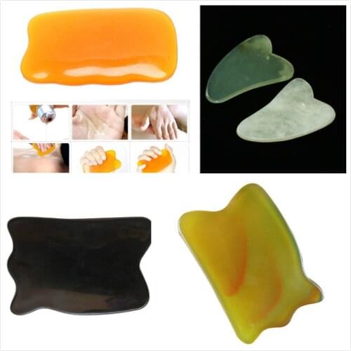 1pc Body Gua Sha Care Treatment Guasha Scraping Health Care Massage Pad Neck Back Head Natural SPA Body Relaxation Tool