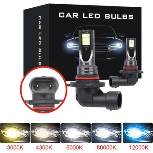MINI 2PCS Motorcycle Headlight H4 H7 LED H11 9005 9006 Bulb 3030 SMD 6000K 12V Car Modeling Fog Light Kit Automotivo Auto