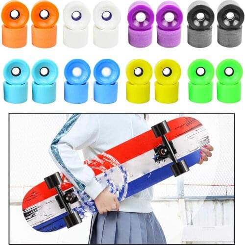 4x Skateboard Wheels Set Roller 78A Hardness Cruiser Wheel Outer Case Parts