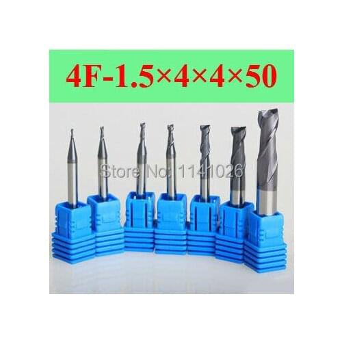 4F-1.5*4*4*50,HRC50,carbide end mills,Carbide Square Flatted End Mill , the lathe tool,boring bar,cnc,machine