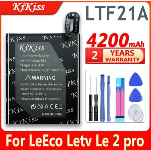 KiKiss 4200mAh LTF21A Battery For Letv LeEco Le 2 (pro) le 2S le S3 X20 X626 X528 X621 X625 X25 X525 X620 X520 X522 X527 X526