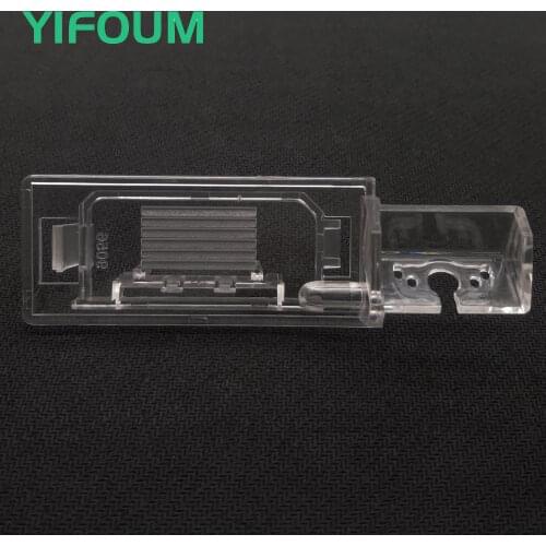 YIFOUM Car Rear View Camera Bracket License Plate Lights Housing Mount For Audi A1 A4 B8 A5 S5 Q5 TT TTS For Skoda Superb Yeti