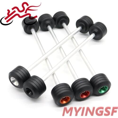For Kawasaki ZX-6R ZX6R 09-20 Ninja636 13-20 ZX-10R ZX10R 11-20 Motorcycle Front Axle Fork Slider Wheel Protector