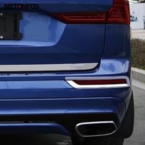 For Volvo XC60 XC 60 2018 2019 2020 Chrome Rear Fog Light Lamp Cover Trim Sticker Foglight Hood Exterior Accessories Car Styling