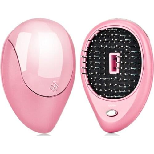 Electric Ionic Hairbrush Portable Mini Small Hair Magic Beauty Brush Negative Ions Hair Comb New Hair Modeling Styling Tools