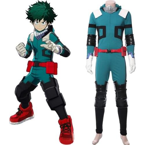 My Hero Academia Cosplay Costume Boku no Hero Academia Cosplay Izuku Midoriya Men Women Battle Suit Set Halloween Carnival