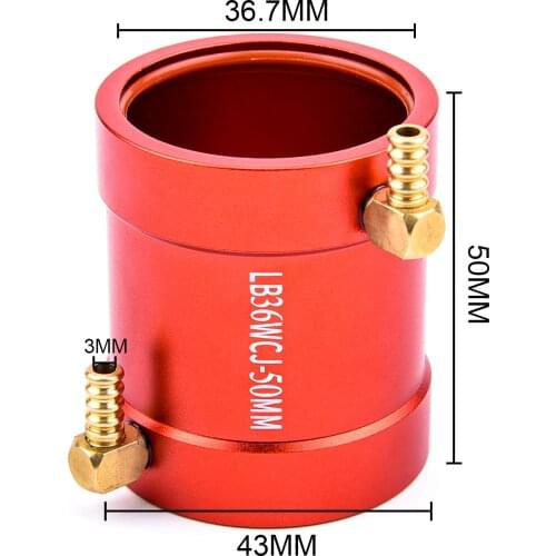 Aluminum 24mm / 36mm Motor Water Cooling Jacket Heatsink for 2435 2440 and 3650 Size Motors RC Boat Parts RS540 Brushless