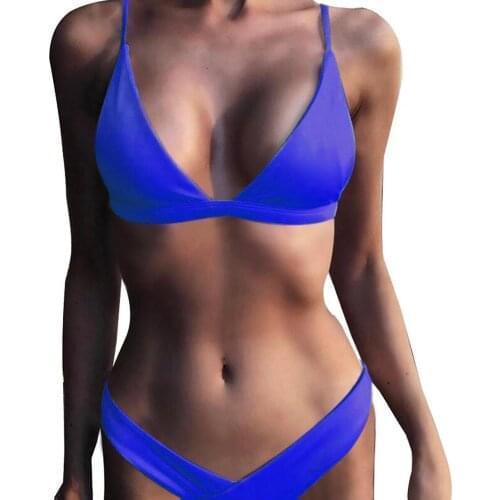 Swimwear Women Swimsuit Sexy Push Up No Padded Micro Bikinis Set Swimming Bathing Suit Beachwear Summer Brazilian Bikini 2021