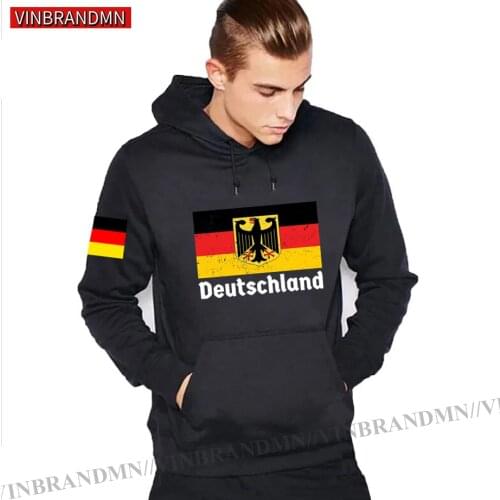 Deutschland Germany hoodies Golden Empire Eagle Cross sweatshirt Newest 3D German Arm of Coat streetwear Men Vintage Clothing