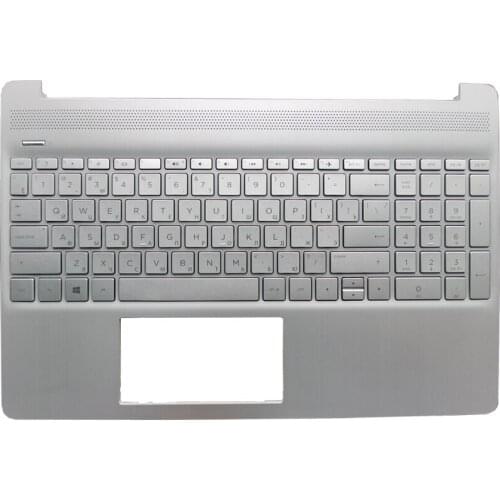 NEW Russian laptop keyboard for HP 15T-DY 15-EF 15S-EQ TPN-Q222 RU with Laptop Palmrest Upper Case