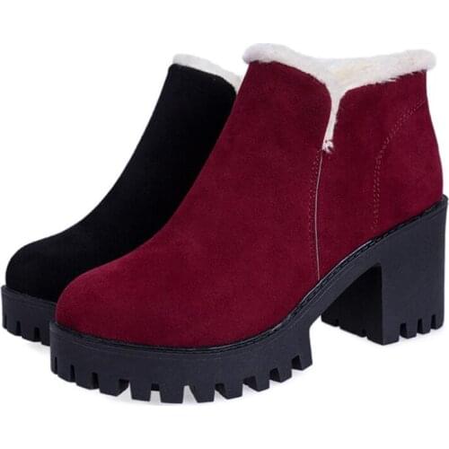 New Ladies fashion sexy high-heeled elegant shose cancise pumps winter comfortable warm spring autumn wedges women boots shoes