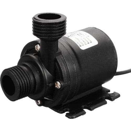 IP68 800L/H Mini Ultra Quiet Waterproof Brushless Motor Submersible Pond Tank Fountain DC 12V 19W Water Pump