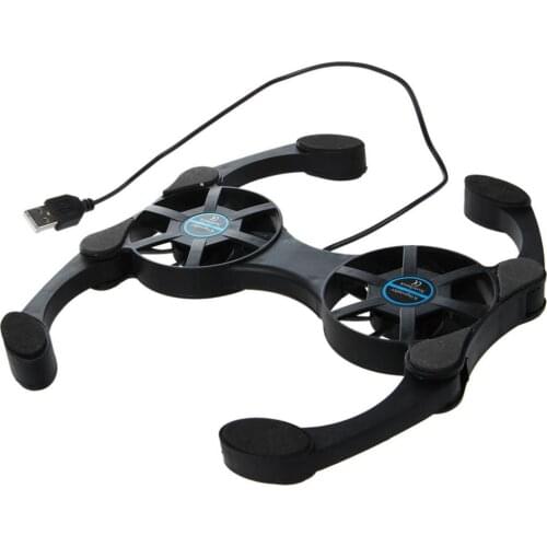 Cooling Fan For Laptop Computer Octopus Cooler USB Dual Fan Mini Portable External Cooling For Laptop Computer Accessories