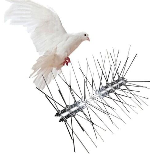 Outdoor Bird Repellent Stainless Steel Spikes Anti Nail For Pigeons Owl Small Fence Roof Sign Protector Tool Repellents