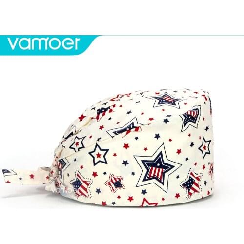 Scrubs cap Nurse Hat For Women Men gorros quirurgic Salon Pharmacy Bonnet Cap Lab Pet Doctor Surgicals Cap Pet hospital work cap